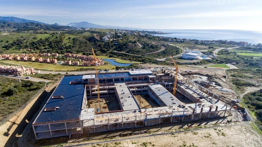 Estado actual de las obras del hospital.