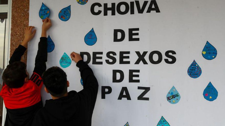 Una actividad educativa en O Piñeiriño. | Iñaki Abella