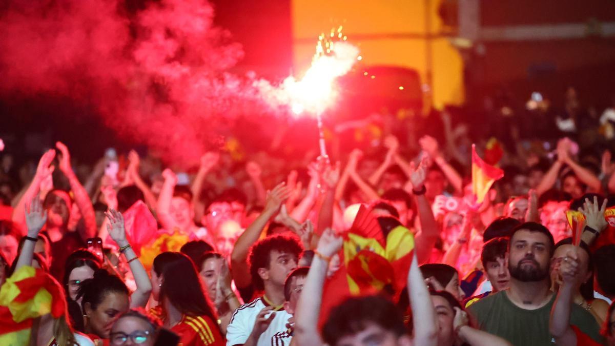 Locura con la celebración del Mundial en la provincia.