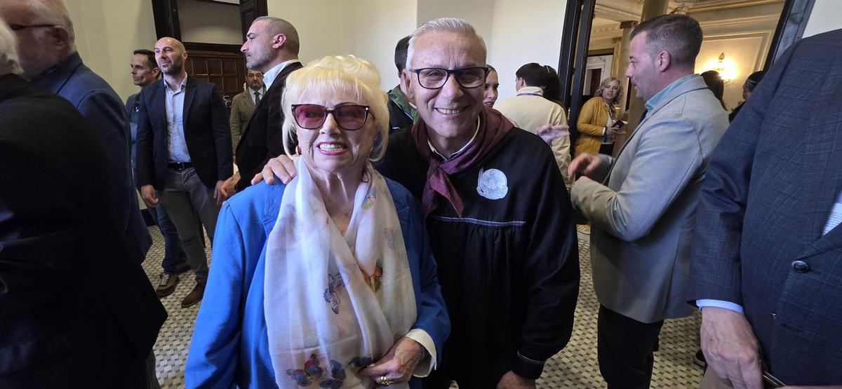 Rosita Amores y Santiago Ballester