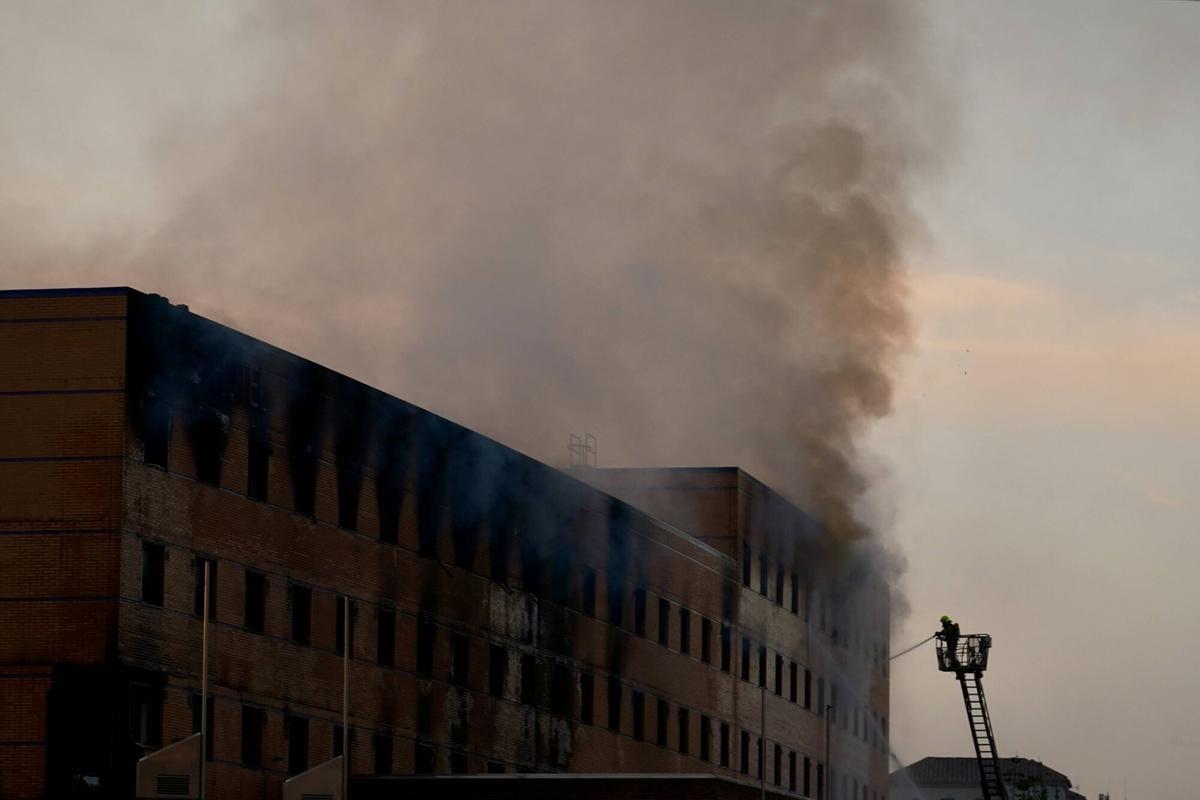 Incendio Ibis Hotel en Málaga capital