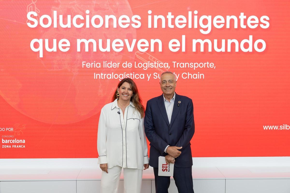 Blanca Sorigué, directora general del CZFB, y Pere Navarro, presidente del SIL