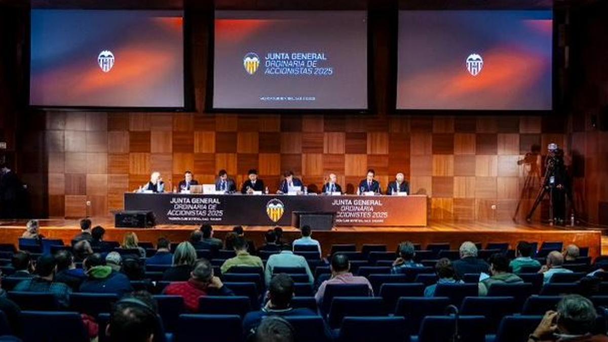 Una imagen de la Junta General de Accionistas de 2025