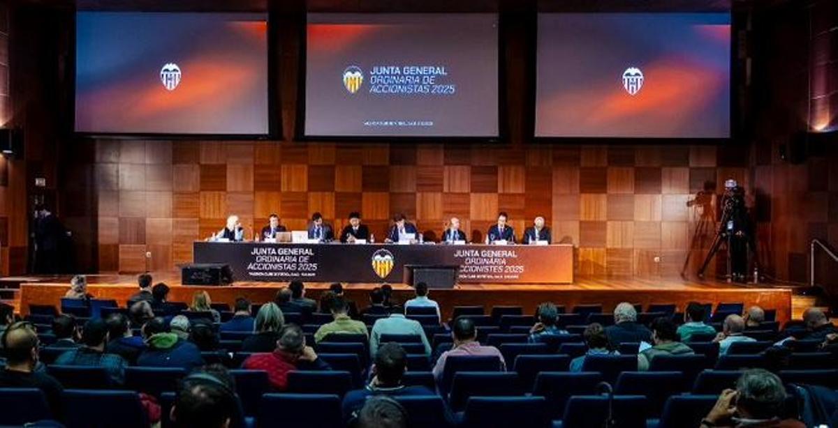Una imagen de la Junta General de Accionistas de 2025