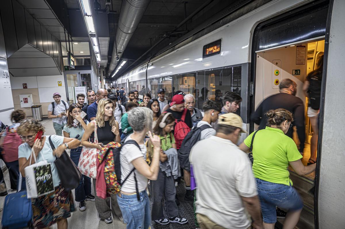 Las demoras en Rodalies este martes en Barcelona