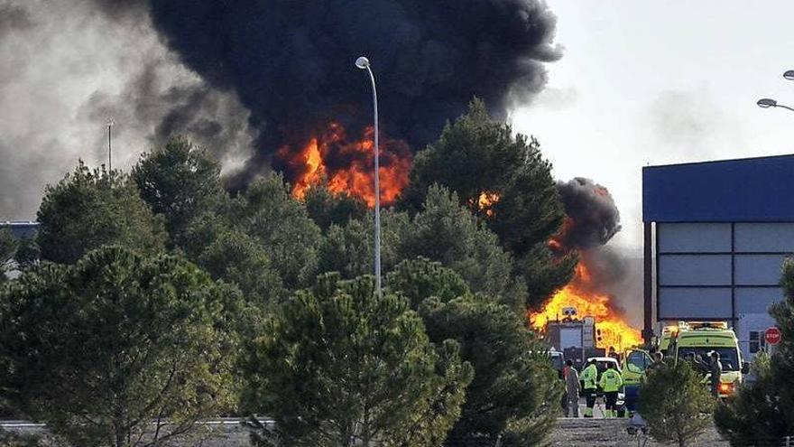 El accidente de un caza griego causa diez muertos en Albacete