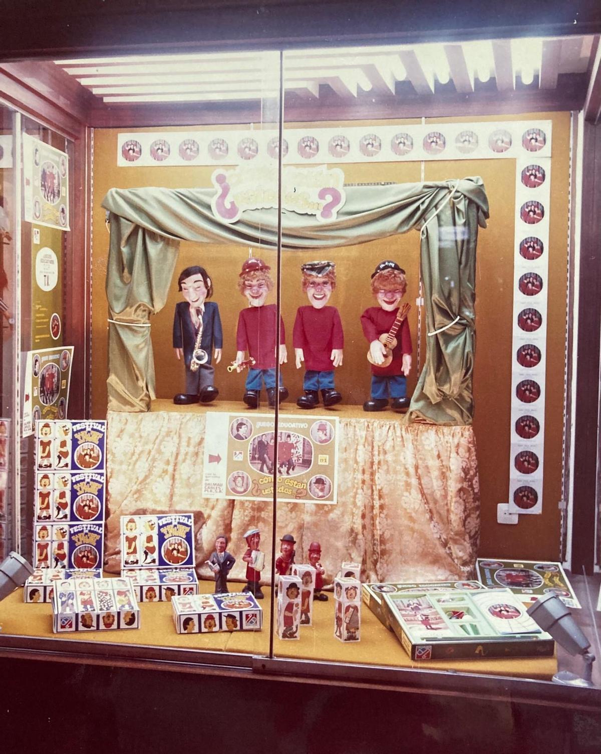 Un altre dels aparadors que va vestir Jordi Araus.