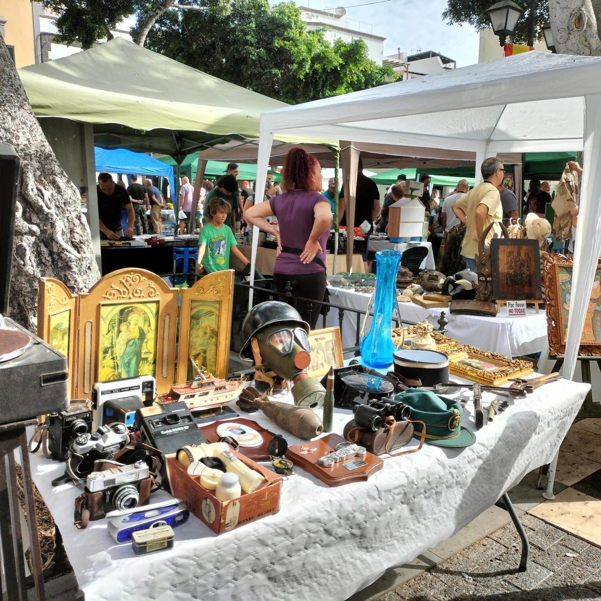 Feria del coleccionismo en Vegueta