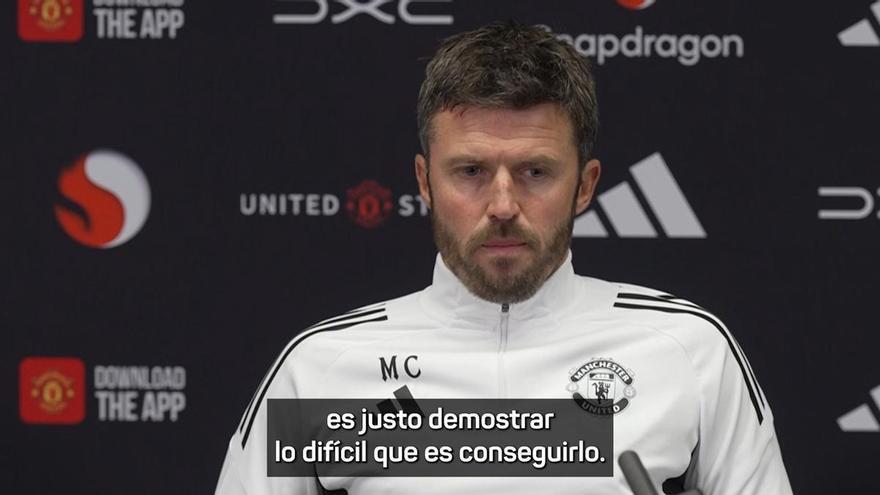 Carrick: "La Champions League es donde queremos estar"