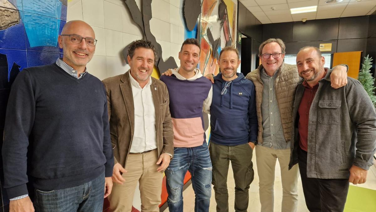 Scaloni y su equipo se reunieron con el alcalde de Calvià en diciembre en busca de un acuerdo para constituir su centro deportivo