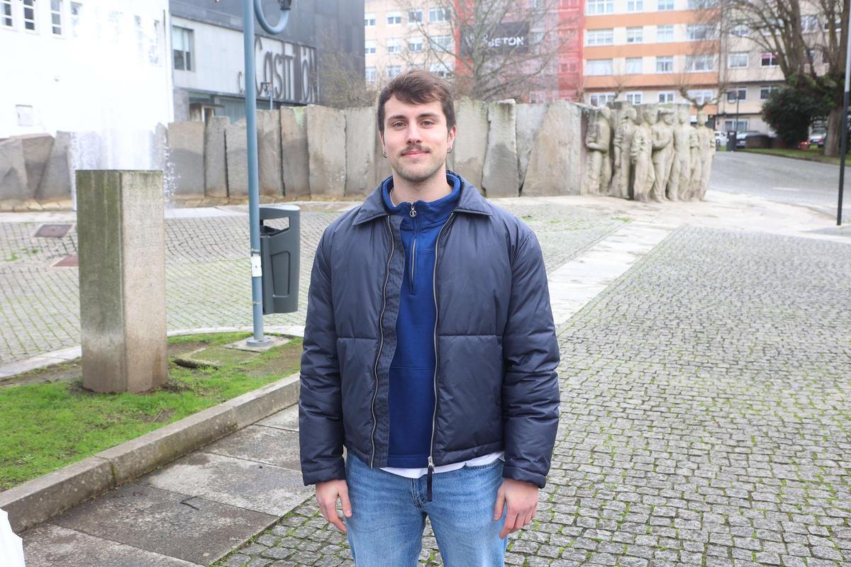 Nicolás Morgado, vecino de O Castrillón