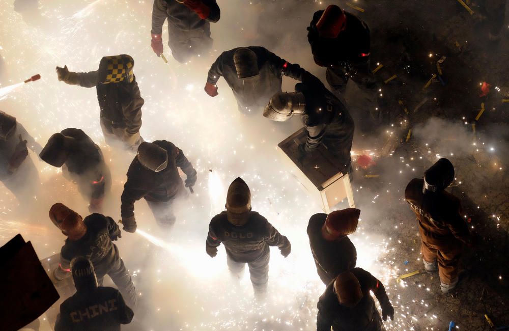 Imágenes de la Cordà de Paterna, celebrada esta madrugada.