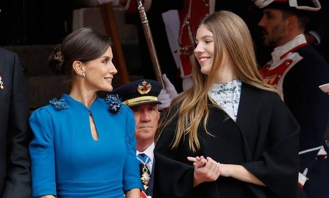 La reina Letizia y la infanta Sofía