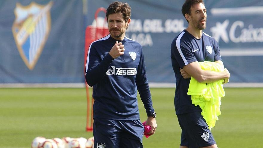 Víctor, durante un entrenamiento