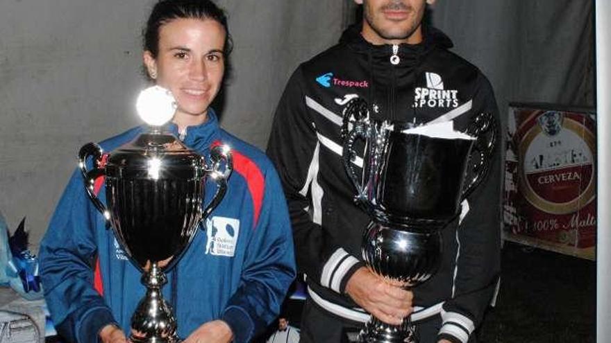 Isabel Maujo y Diego Cuadrado, ganadores.