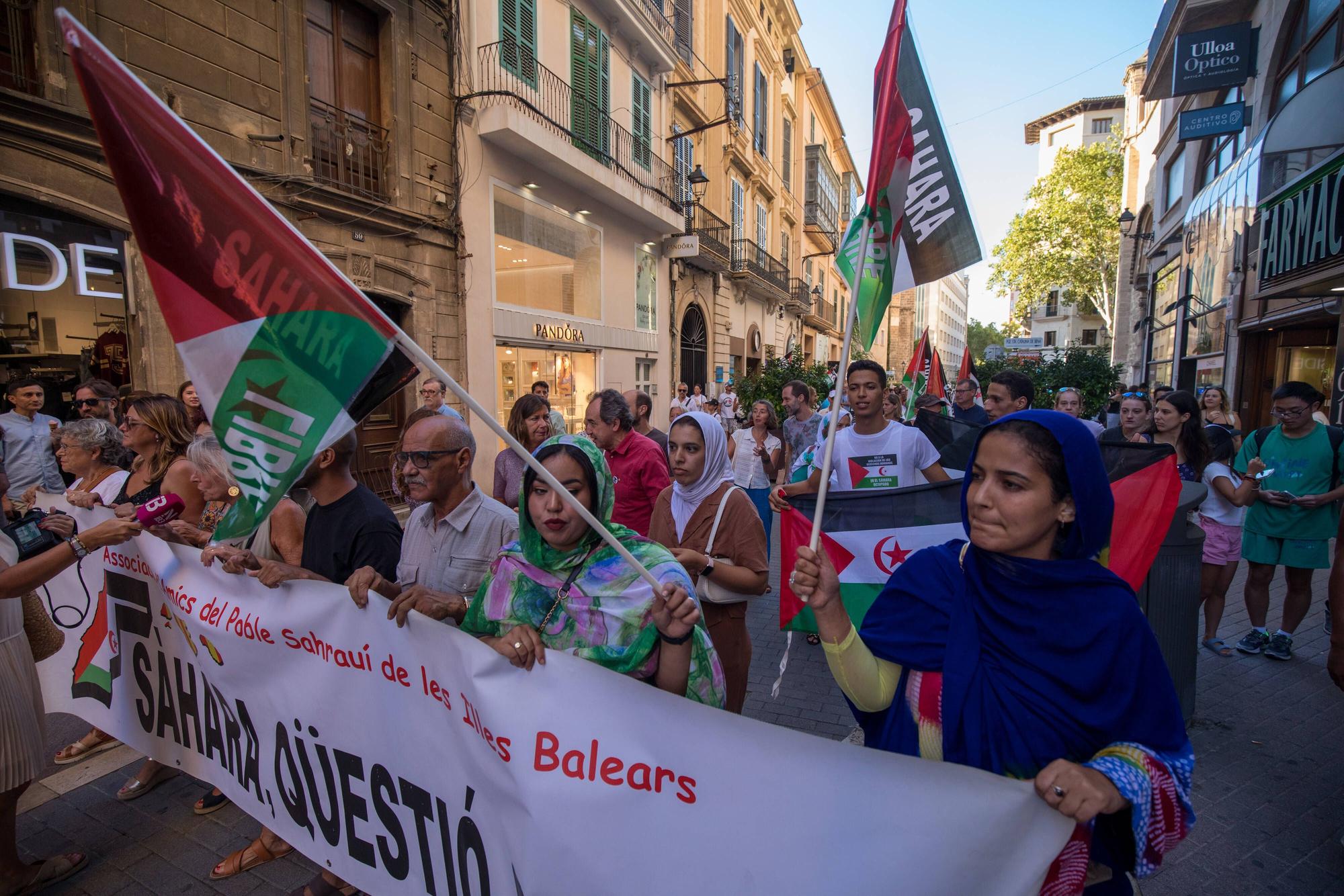 Más de 300 personas piden un Sáhara libre en Palma