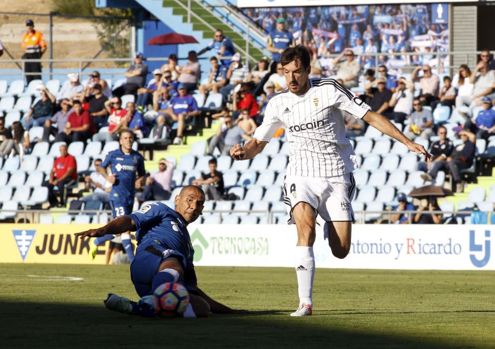 El partido entre el Getafe y el Real Oviedo, en imágenes