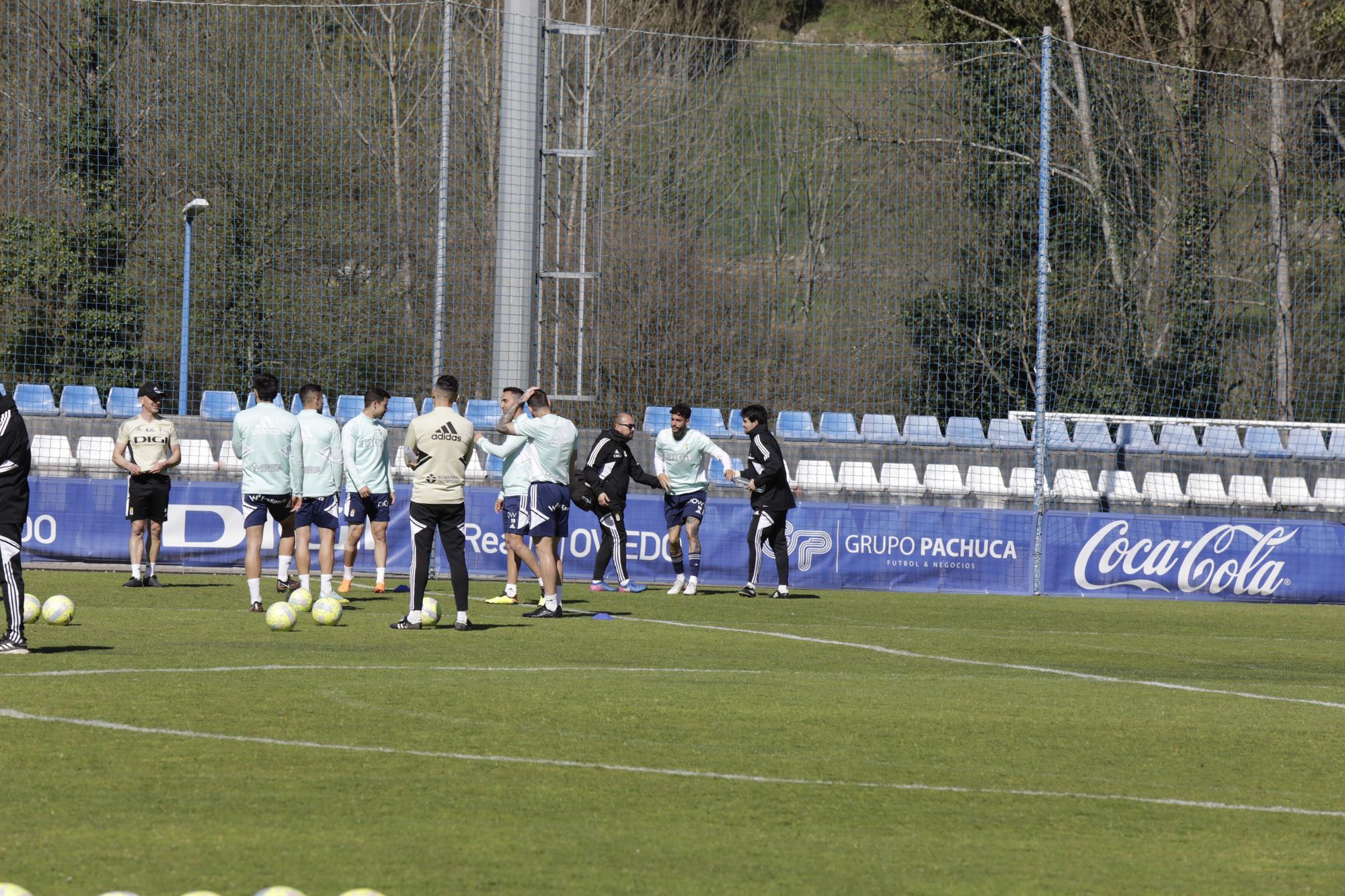 EN IMÁGENES: el entrenamiento del Oviedo