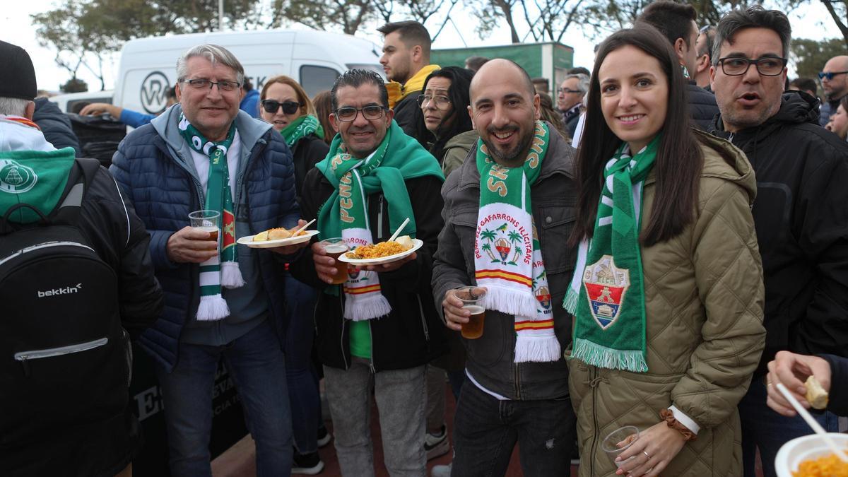 FOTOS: Las imágenes del encuentro de peñas del FC Cartagena y el Elche