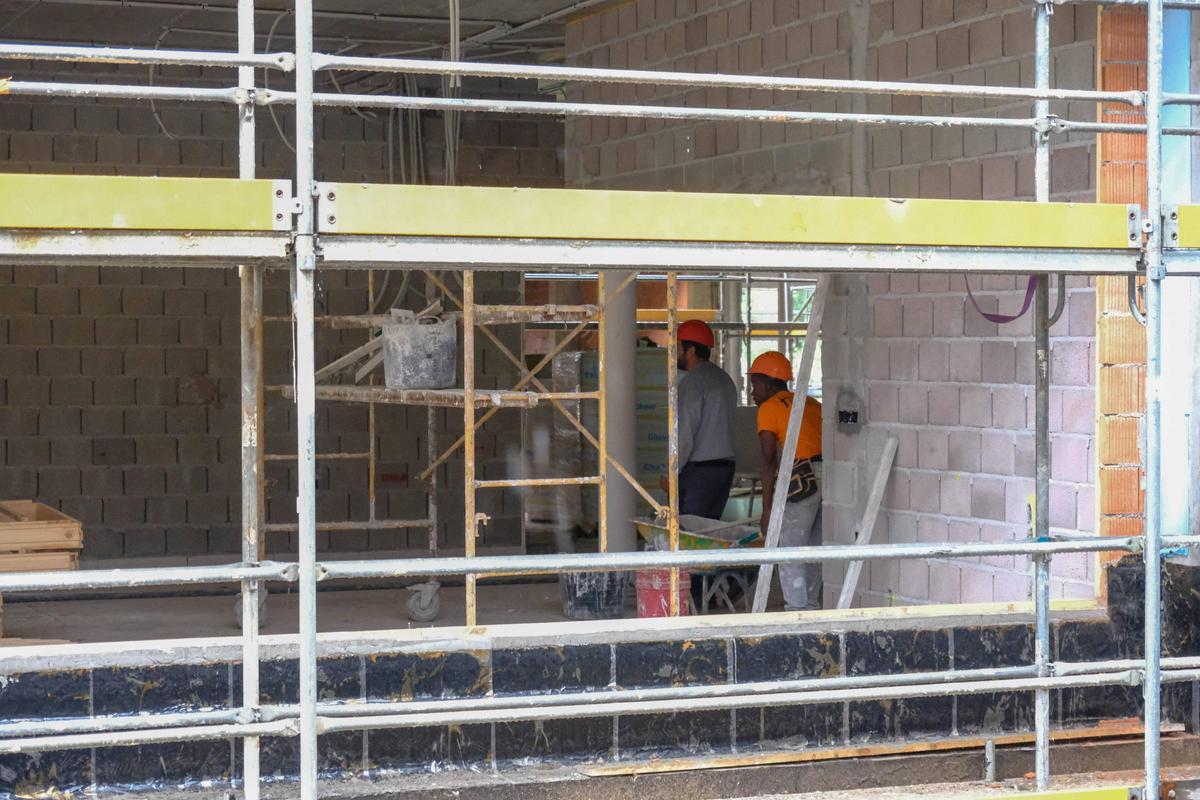 Las obras del nuevo CEIP de O Milladoiro