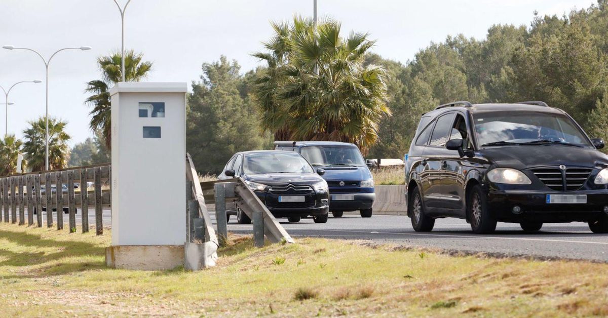 La DGT instala tres nuevos radares de tráfico en Ibiza
