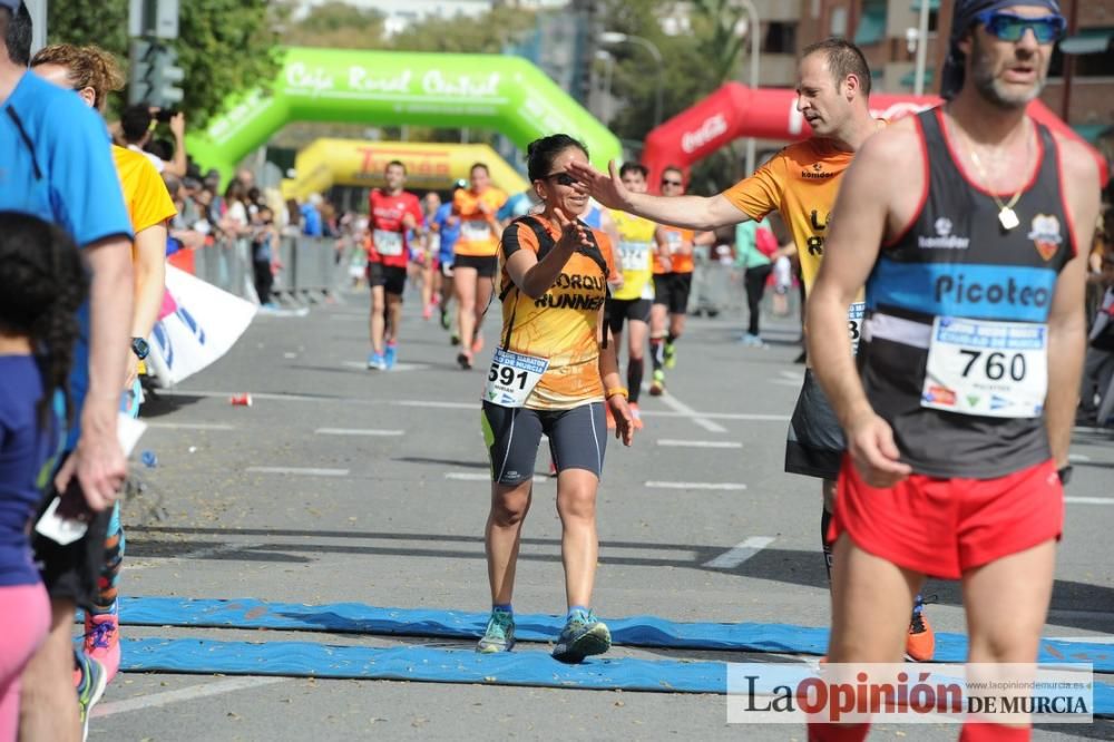 Media Maratón de Murcia: llegada (2ª parte)