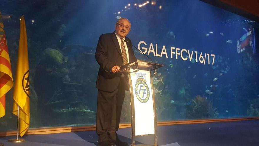 Vicente Muñoz, en la Gala de la Federación de la temporada 2016-2017