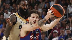 97-86. El Barça tumba al UCAM Murcia y afianza la tercera plaza