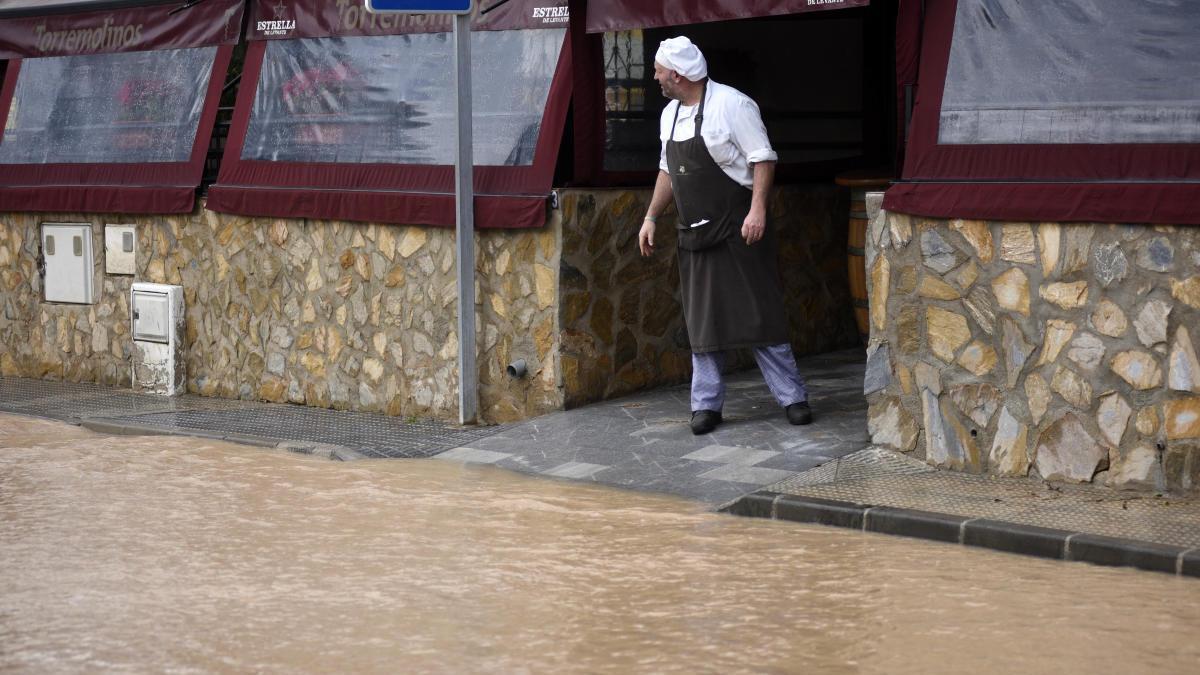 Tarde de chubascos acompañados de granizo en la Región