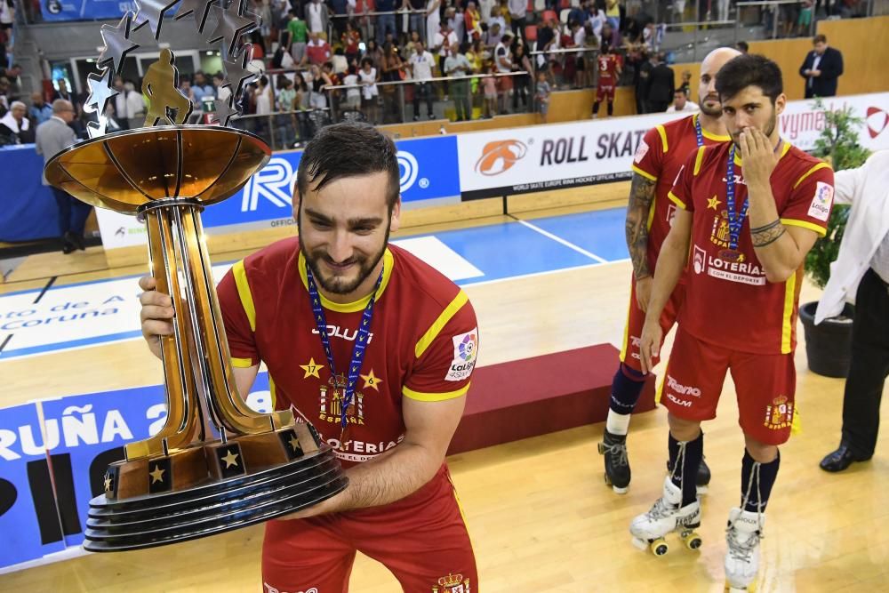 España gana el Europeo de Hockey en A Coruña