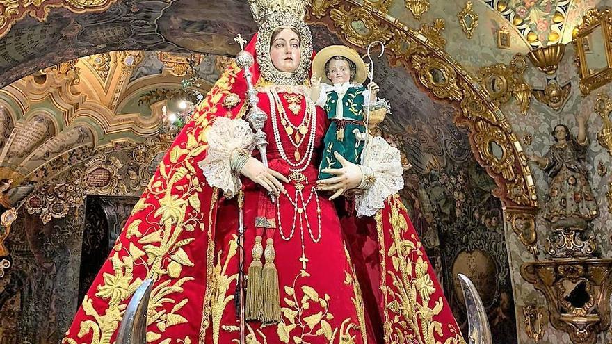 La Virgen de Araceli se encuentra de nuevo en su Santuario de Aras