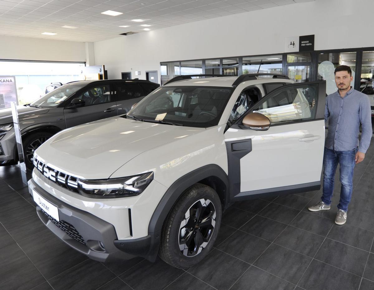 Un concesionario de vehículos en Lalín.