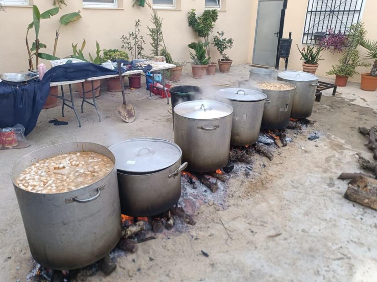 Los calderos del pasado domingo que se repetirán este domingo.