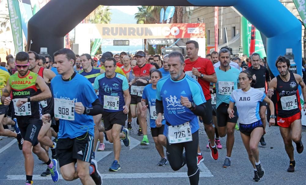 Nuno Costa y Ester Navarrete triunfan en la Vigo +