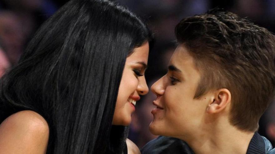 Selena Gómez y Justin Bieber, en sus tiempos felices.