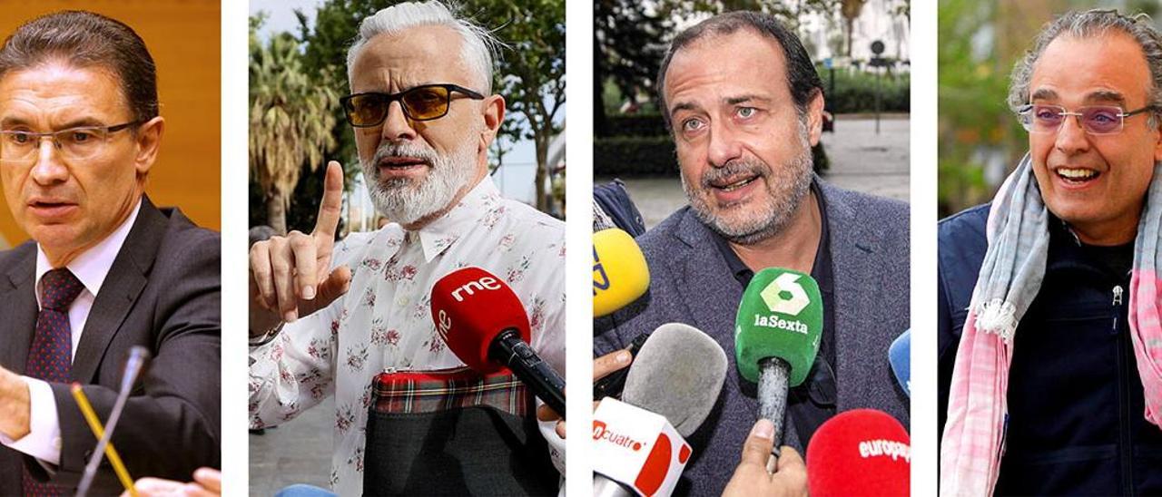 De izquierda a derecha: Serafín Castellano, Marcos Benavent, Vicente Burgos y Sergio Blasco.
