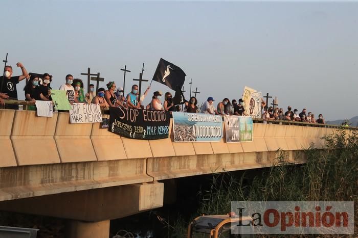 Protesta contra el estado del Mar Menor