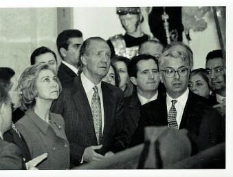 Visita de los reyes Juan Carlos y Sofía en 1997.