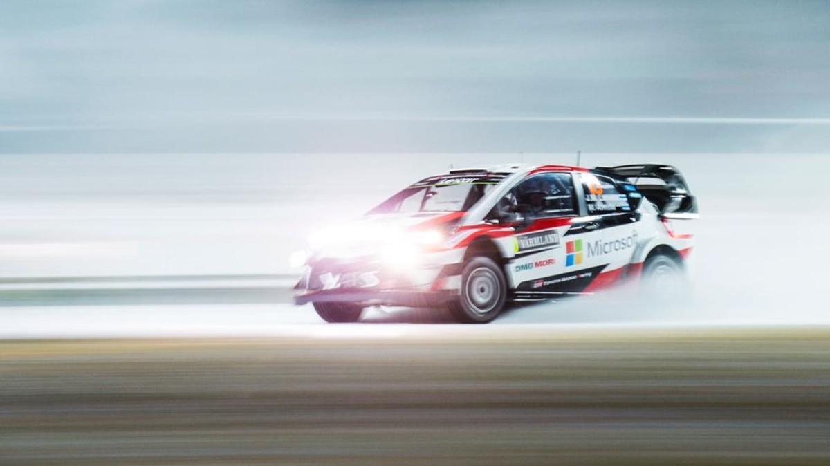 jari matti latvala, primer lider del Rally de Suecia