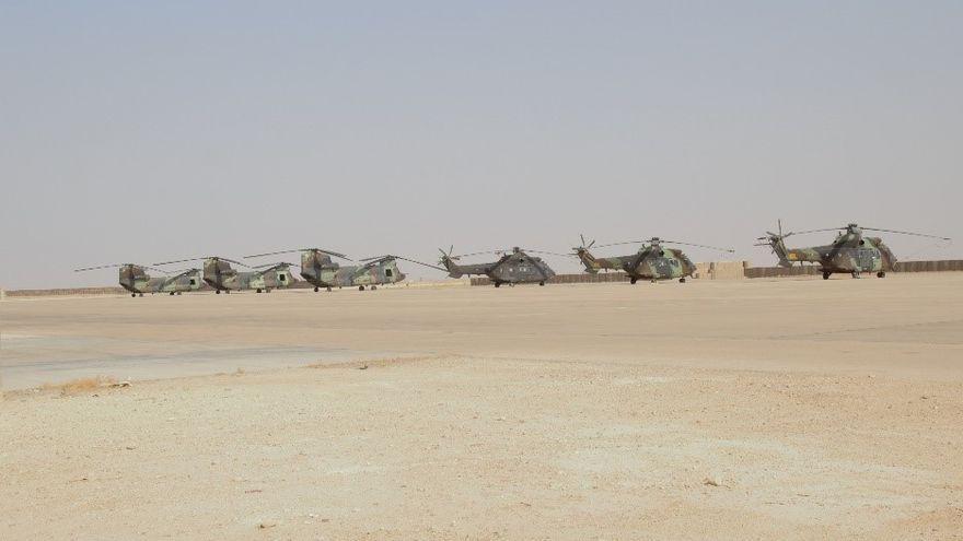 Helicópteros españoles en Irak.