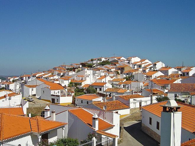 Vista de la aldea de Barrancos