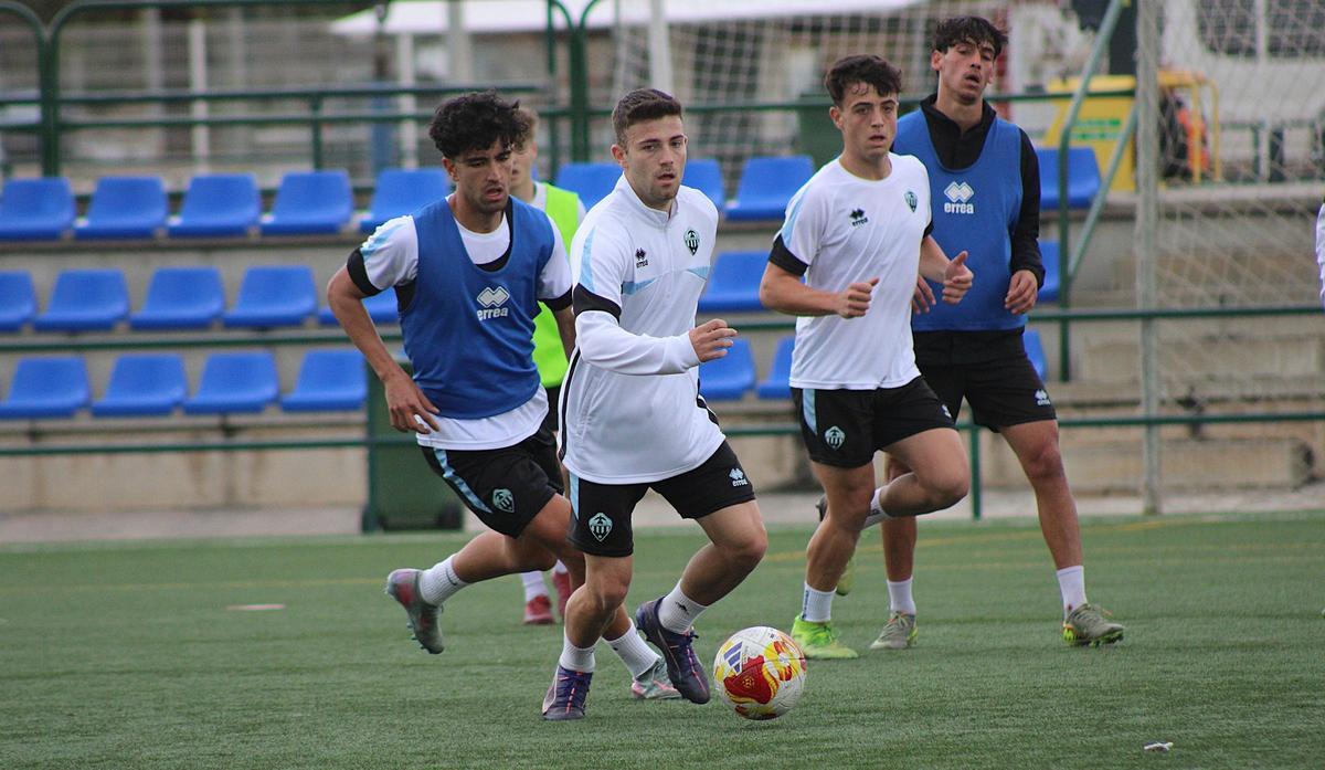 Entrenamiento del Castellón B en Gaetà Huguet.