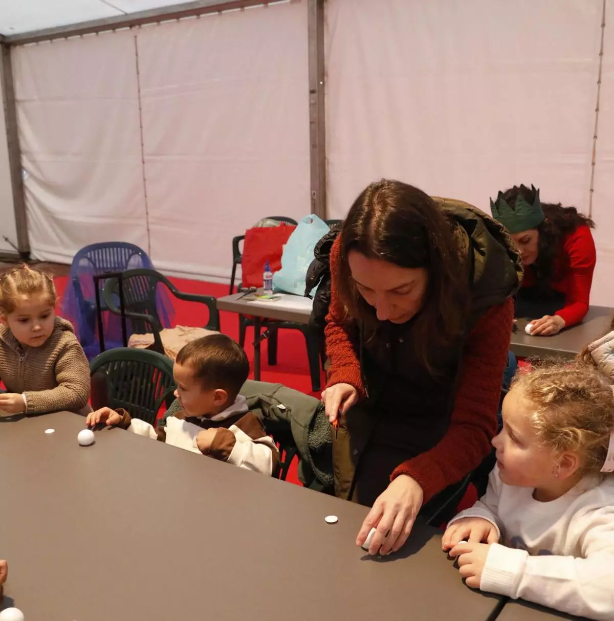 Muñecos de cuento... y nieve en La Exposición