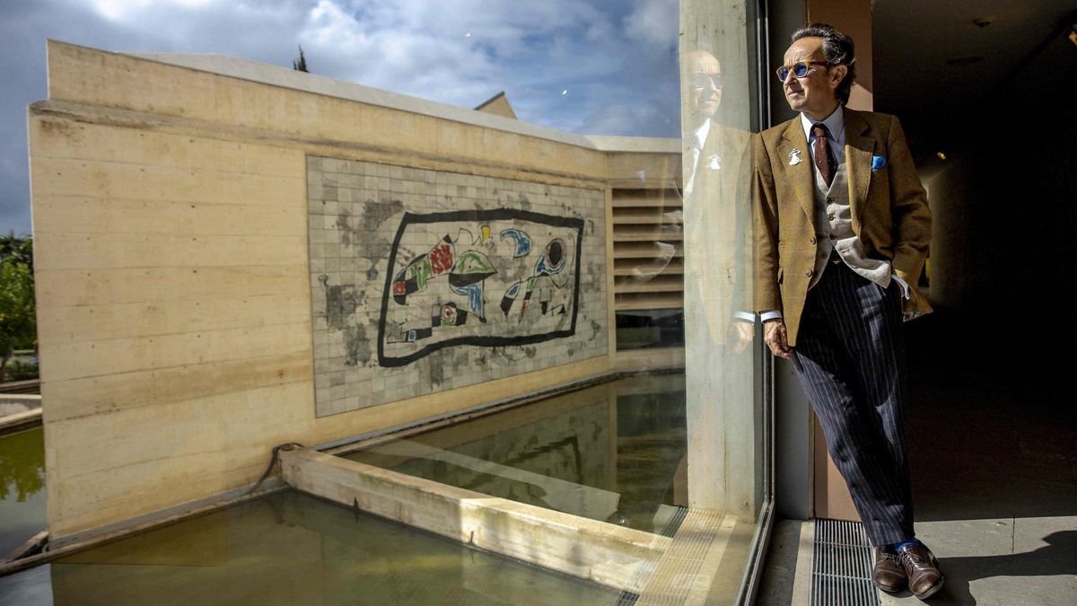 Joan Punyet Miró, en la Fundació Miró Mallorca.
