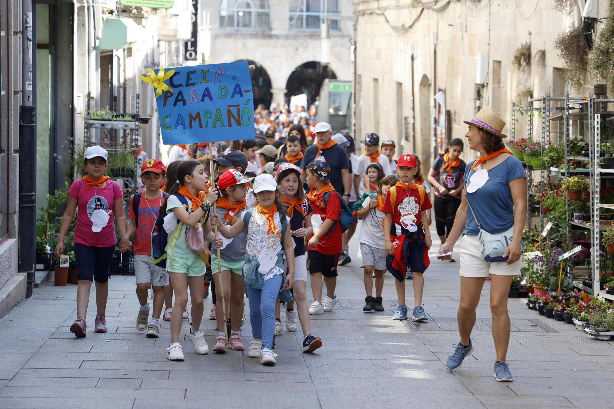 Correlingua toma as rúas de Pontevedra con máis de 1.500 escolares