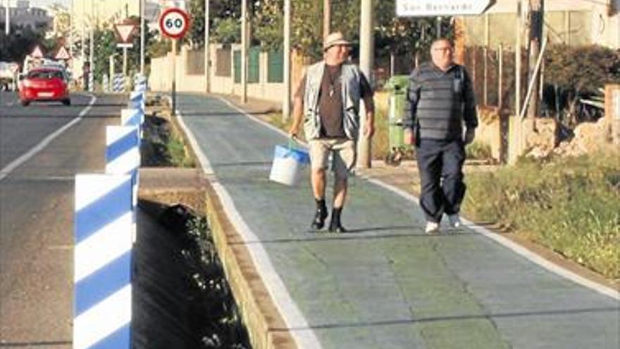 El Consell completará en breve el carril bici de la CV-18 en Almassora