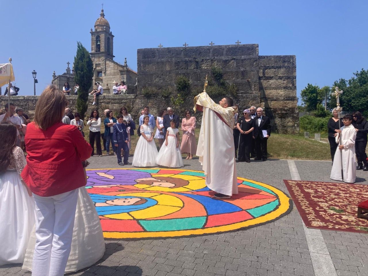 Así se vive este finde la fiesta de Sacramento en San Vicente de O Grove.