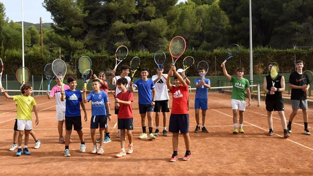 Escuela de tenis de El Palmar.