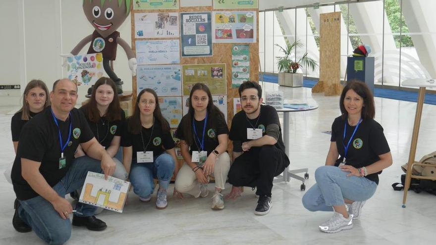 Los alumnos del instituto de Infiesto, por la reducción de los residuos alimentarios