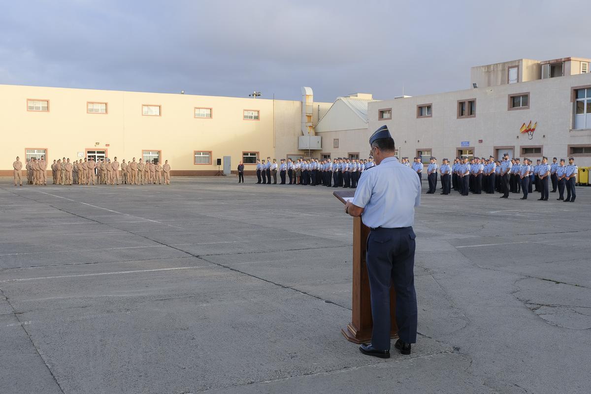 Despedida del 50º contingente Operación Atalanta en la Base Aérea de Gran Canaria